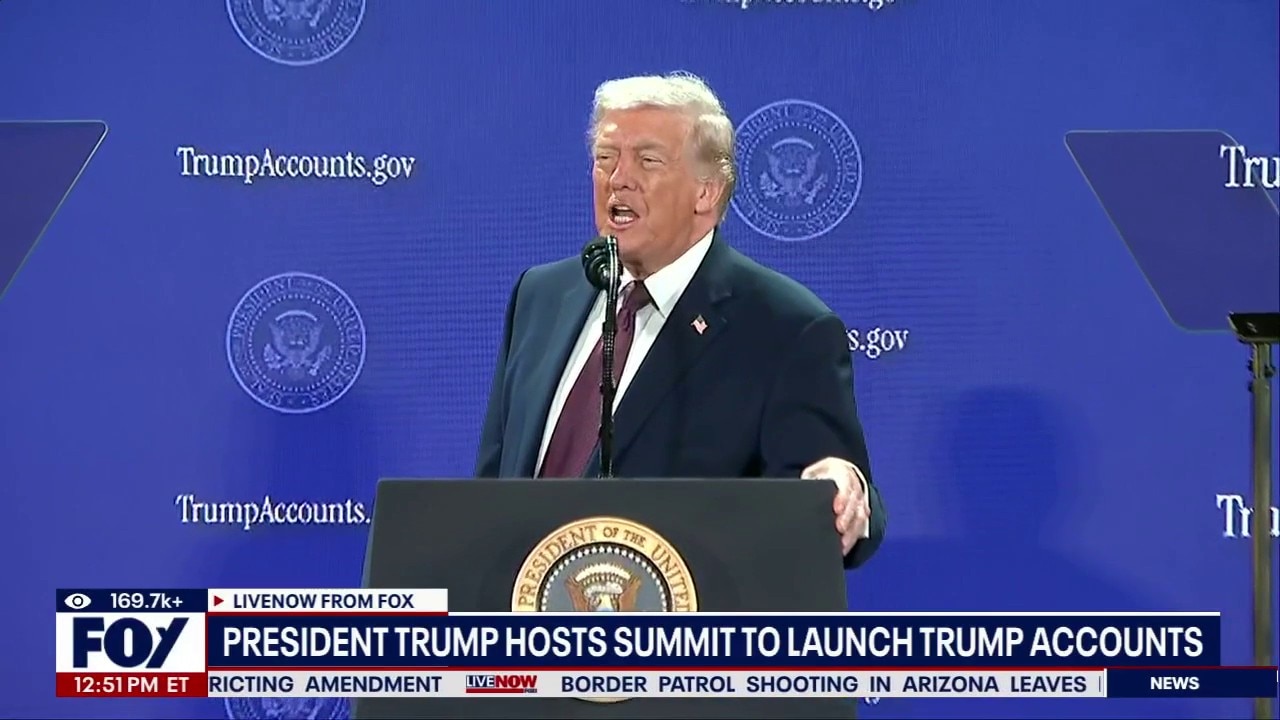 Trump hosts summit to launch 'Trump Accounts'