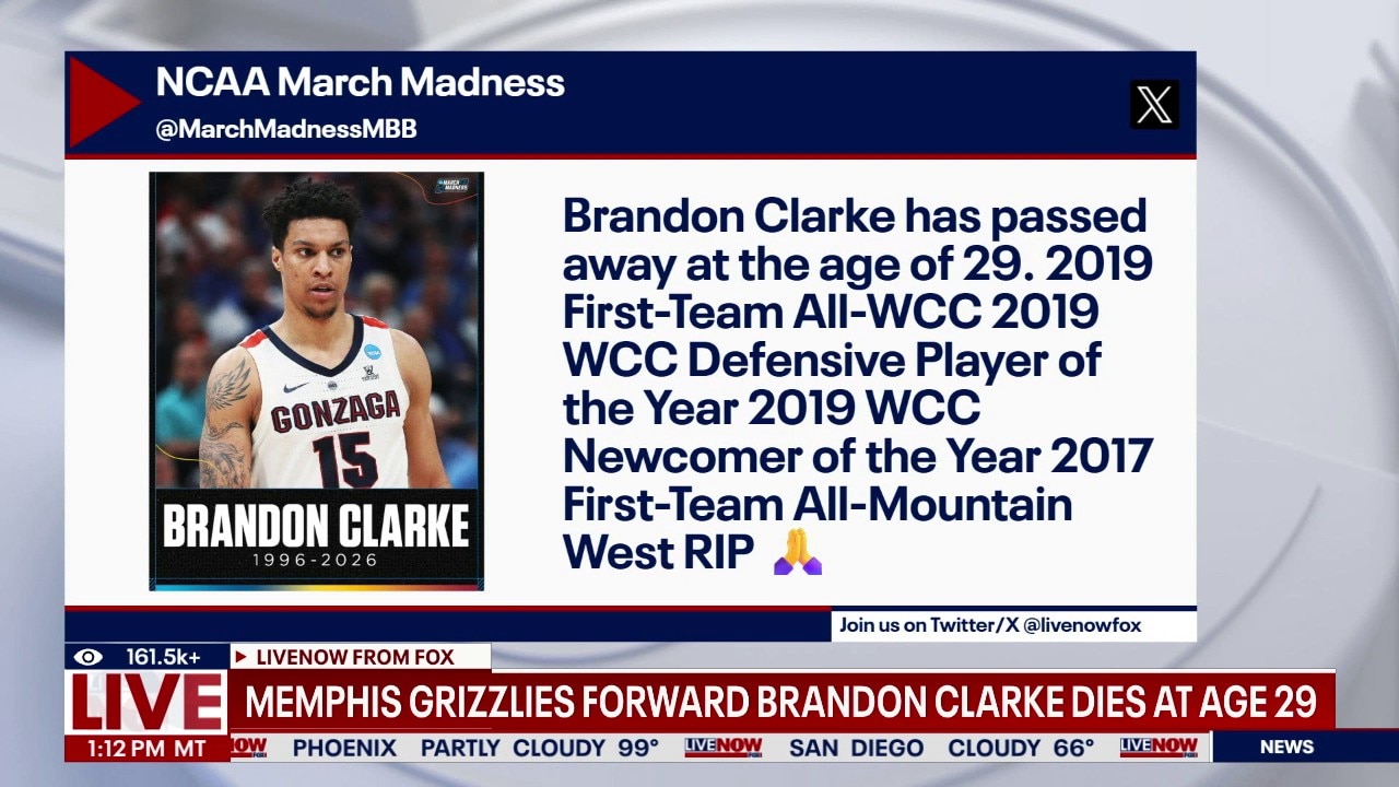 Memphis Grizzlies forward Brandon Clark Dead at 29